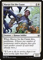 Glossy Finish War of the Spark Martyr for the Cause ( #23 )