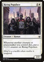 Glossy Finish War of the Spark Rising Populace ( #29 )