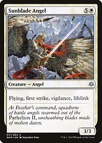 Glossy Finish War of the Spark Sunblade Angel ( #31 )