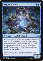 Glossy Finish War of the Spark Augur of Bolas ( #41 )