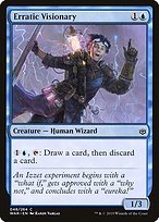 Glossy Finish War of the Spark Erratic Visionary ( #48 )