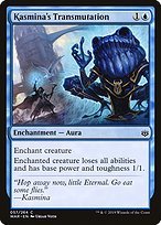 Glossy Finish War of the Spark Kasmina's Transmutation ( #57 )
