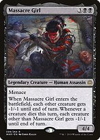 Glossy Finish War of the Spark Massacre Girl ( #99 )