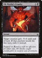 Glossy Finish War of the Spark Ob Nixilis's Cruelty ( #101 )