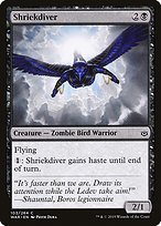 Glossy Finish War of the Spark Shriekdiver ( #103 )