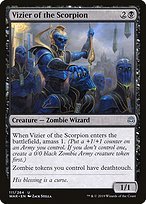 Glossy Finish War of the Spark Vizier of the Scorpion ( #111 )