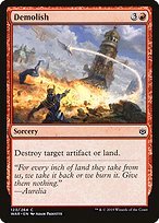 Glossy Finish War of the Spark Demolish ( #123 )