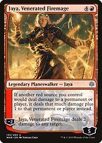 Glossy Finish War of the Spark Jaya, Venerated Firemage ( #135 )