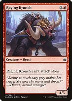 Glossy Finish War of the Spark Raging Kronch ( #141 )