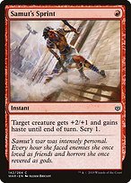 Glossy Finish War of the Spark Samut's Sprint ( #142 )