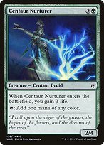 Glossy Finish War of the Spark Centaur Nurturer ( #156 )
