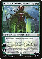Glossy Finish War of the Spark Nissa, Who Shakes the World ( #169 )