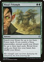 Glossy Finish War of the Spark Nissa's Triumph ( #170 )