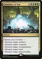 Glossy Finish War of the Spark Casualties of War ( #187 )