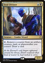 Glossy Finish War of the Spark Soul Diviner ( #218 )