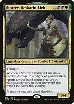 Glossy Finish War of the Spark Storrev, Devkarin Lich ( #219 )