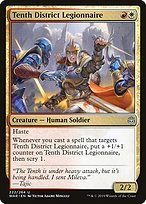 Glossy Finish War of the Spark Tenth District Legionnaire ( #222 )