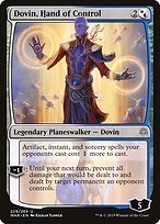 Glossy Finish War of the Spark Dovin, Hand of Control ( #229 )