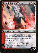 Glossy Finish War of the Spark Nahiri, Storm of Stone ( #233 )