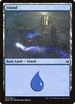 Glossy Finish War of the Spark Island ( #254 )
