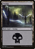 Glossy Finish War of the Spark Swamp ( #257 )