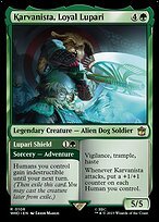 Matte Finish Doctor Who Karvanista, Loyal Lupari // Lupari Shield ( #106 )