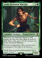 Matte Finish Doctor Who Leela, Sevateem Warrior ( #107 )