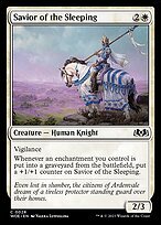 Matte Finish Wilds of Eldraine Savior of the Sleeping ( #28 )