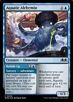 Matte Finish Wilds of Eldraine Aquatic Alchemist // Bubble Up ( #40 )