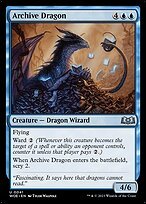 Matte Finish Wilds of Eldraine Archive Dragon ( #41 )