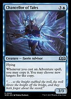 Matte Finish Wilds of Eldraine Chancellor of Tales ( #45 )