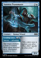 Matte Finish Wilds of Eldraine Vantress Transmuter // Croaking Curse ( #75 )
