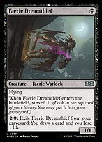 Matte Finish Wilds of Eldraine Faerie Dreamthief ( #89 )