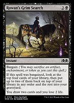 Matte Finish Wilds of Eldraine Rowan's Grim Search ( #104 )