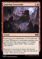 Matte Finish Wilds of Eldraine Gnawing Crescendo ( #131 )