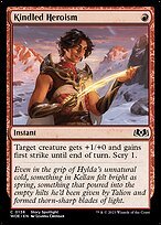Matte Finish Wilds of Eldraine Kindled Heroism ( #138 )