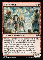 Matte Finish Wilds of Eldraine Merry Bards ( #140 )