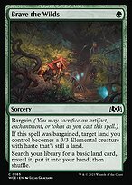 Matte Finish Wilds of Eldraine Brave the Wilds ( #165 )