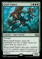 Matte Finish Wilds of Eldraine Gruff Triplets ( #172 )
