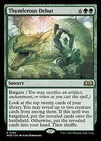 Matte Finish Wilds of Eldraine Thunderous Debut ( #190 )