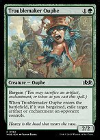 Matte Finish Wilds of Eldraine Troublemaker Ouphe ( #194 )