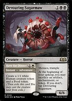 Matte Finish Wilds of Eldraine Devouring Sugarmaw // Have for Dinner ( #224 )