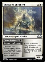 Matte Finish Wilds of Eldraine Shrouded Shepherd // Cleave Shadows ( #236 )