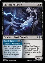 Matte Finish Wilds of Eldraine Spellscorn Coven // Take It Back ( #237 )