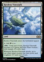 Matte Finish Wilds of Eldraine Restless Vinestalk ( #261 )