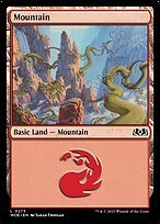 Matte Finish Wilds of Eldraine Mountain ( #273 )