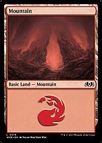 Matte Finish Wilds of Eldraine Mountain ( #274 )