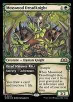 Matte Finish Wilds of Eldraine Mosswood Dreadknight // Dread Whispers ( #292 )