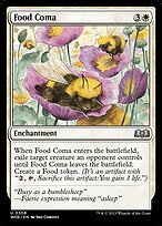Matte Finish Wilds of Eldraine Food Coma ( #308 )