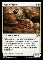 Matte Finish Wilds of Eldraine Pests of Honor ( #310 )